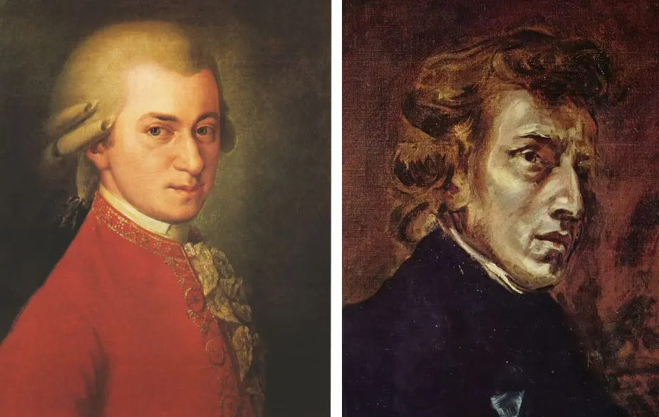 Sự Khác Biệt Trong Phong Cách Chơi Piano Của Mozart Và Chopin