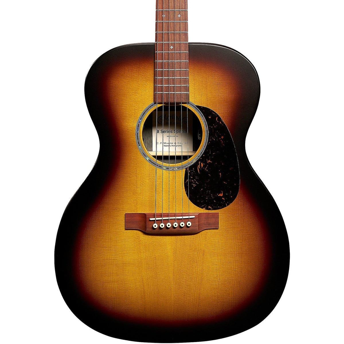 Đàn Guitar Acoustic Martin 000-X2E Brazilian Burst Special X Series - Vintage Burst