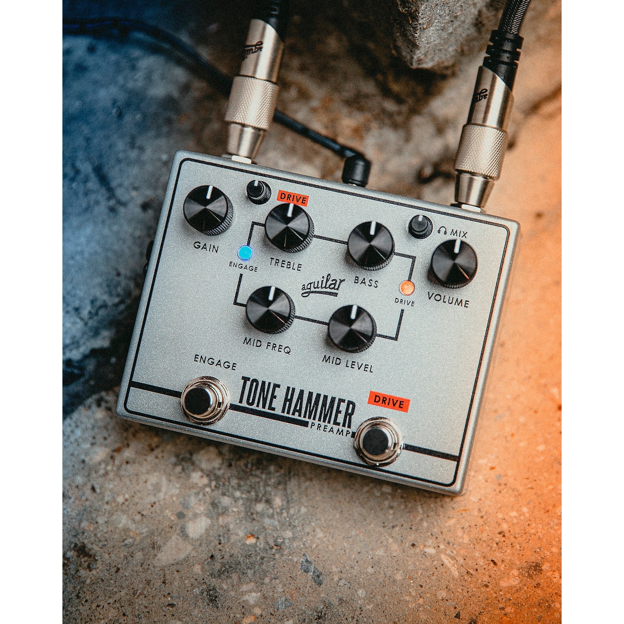 Pedal Guitar Aguilar Tone Hammer Preamp/Direct Box V2 Bass