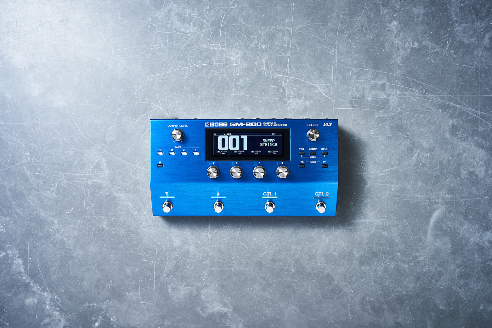Pedal Guitar Synthesizer Boss GM-800-Mai Nguyên Music