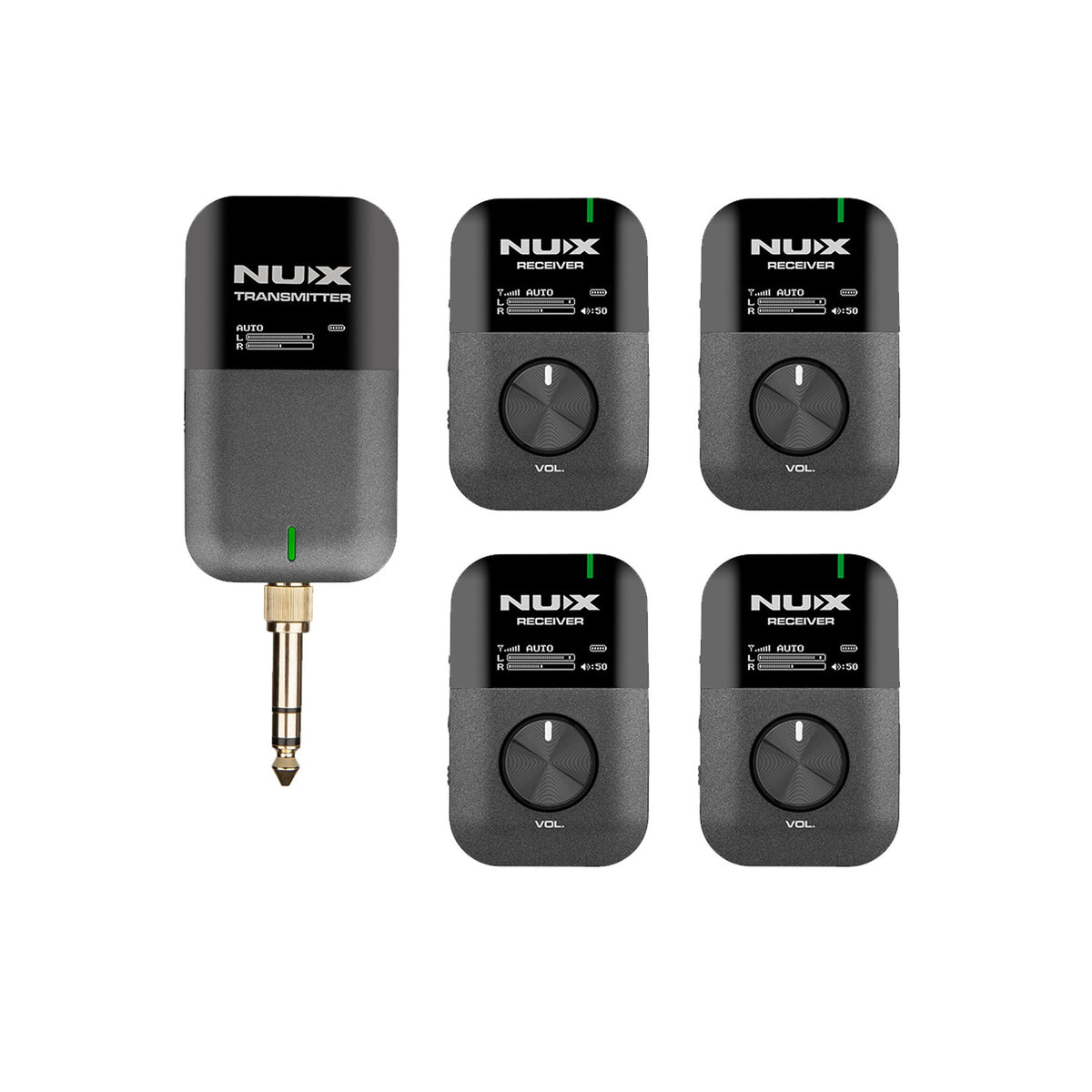 Bộ Thu Phát Tín Hiệu In-Ear Monitor Không Dây Nux C-7X4 Audio Stereo Wireless