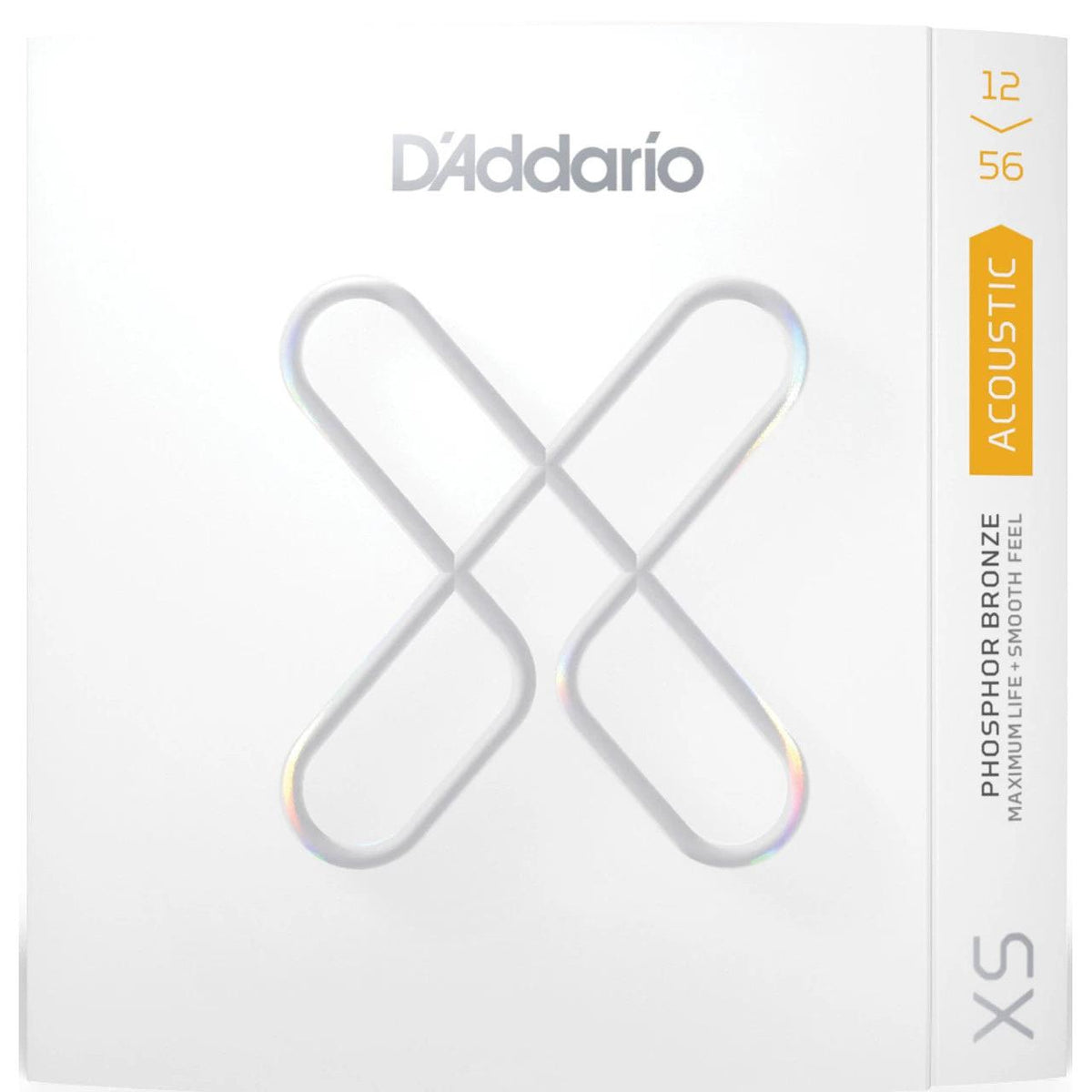 Dây Đàn Guitar Acoustic D’Addario XSAPB1256 Phosphor Bronze, Light Top/Medium Bottom, 12-56
