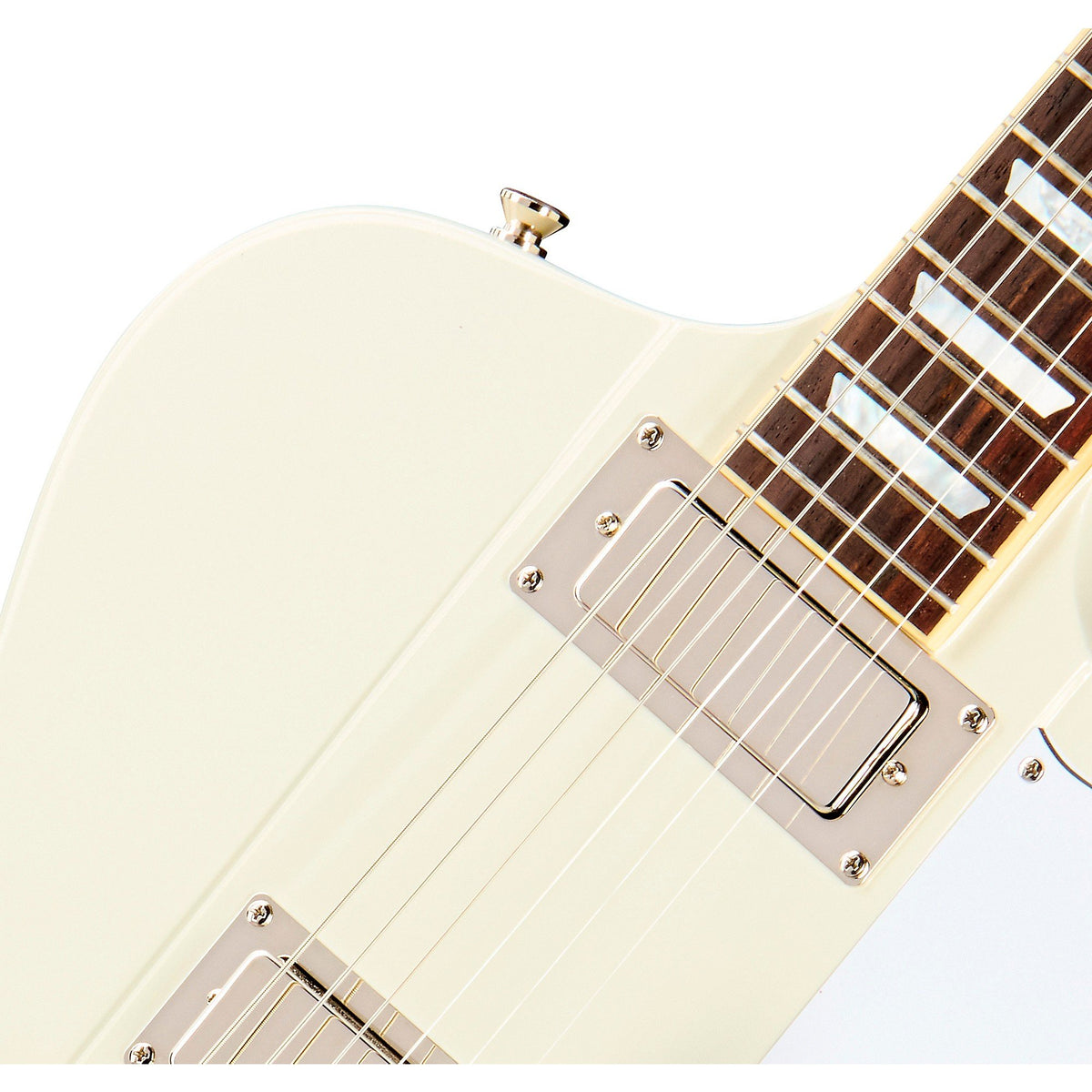 Đàn Guitar Điện Epiphone Inspired By Gibson Custom 1963 Firebird V Reissue With Maestro Vibrola - Polaris White