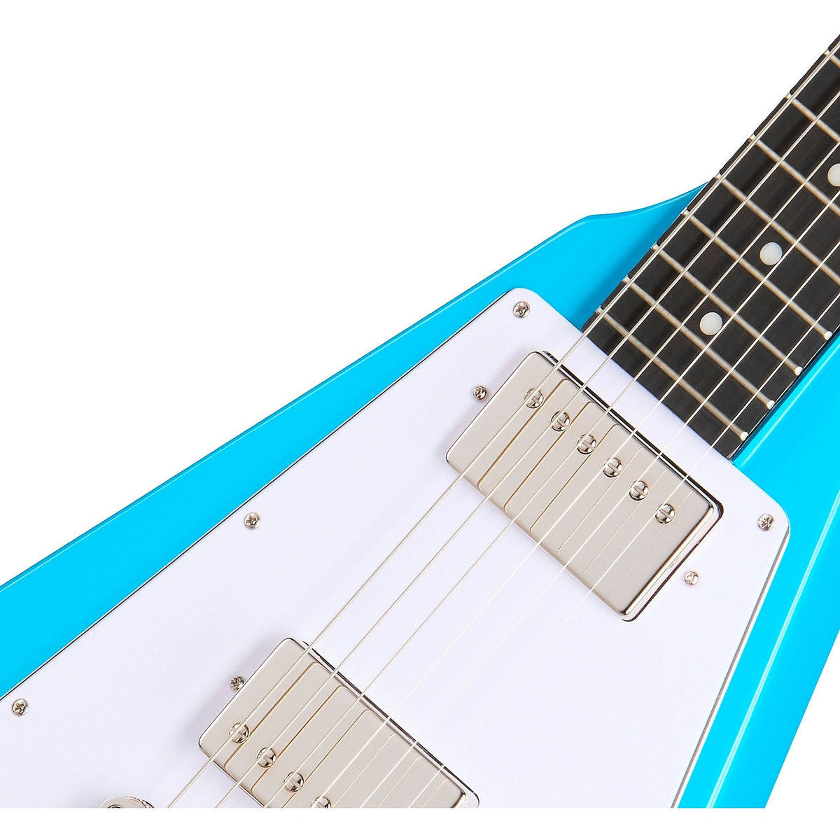 Đàn Guitar Điện Epiphone Inspired By Gibson Flying V 70s - Maui Blue