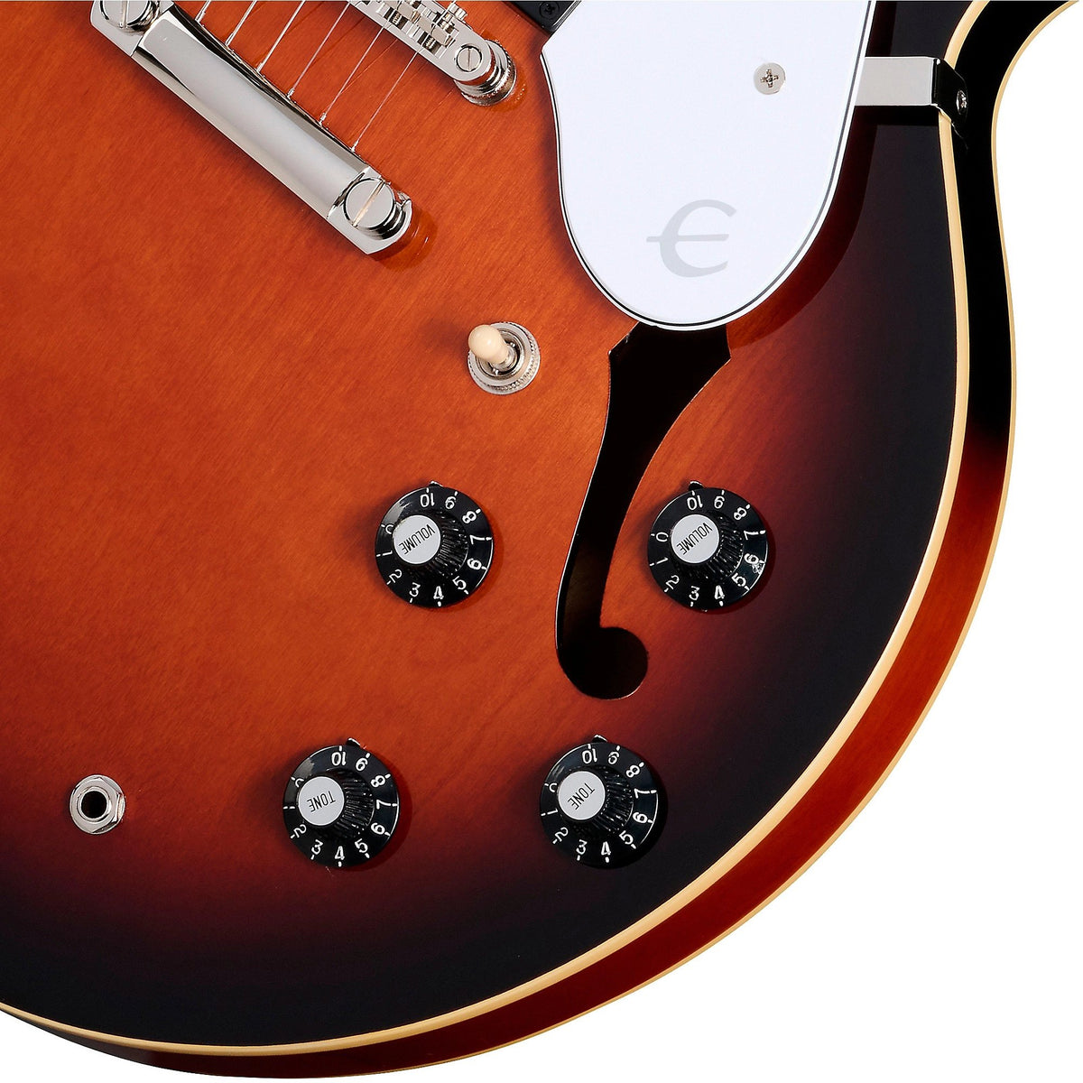 Đàn Guitar Điện Epiphone Bonehead Riviera Semi-Hollow Artist - Dark Tobacco Sunburst