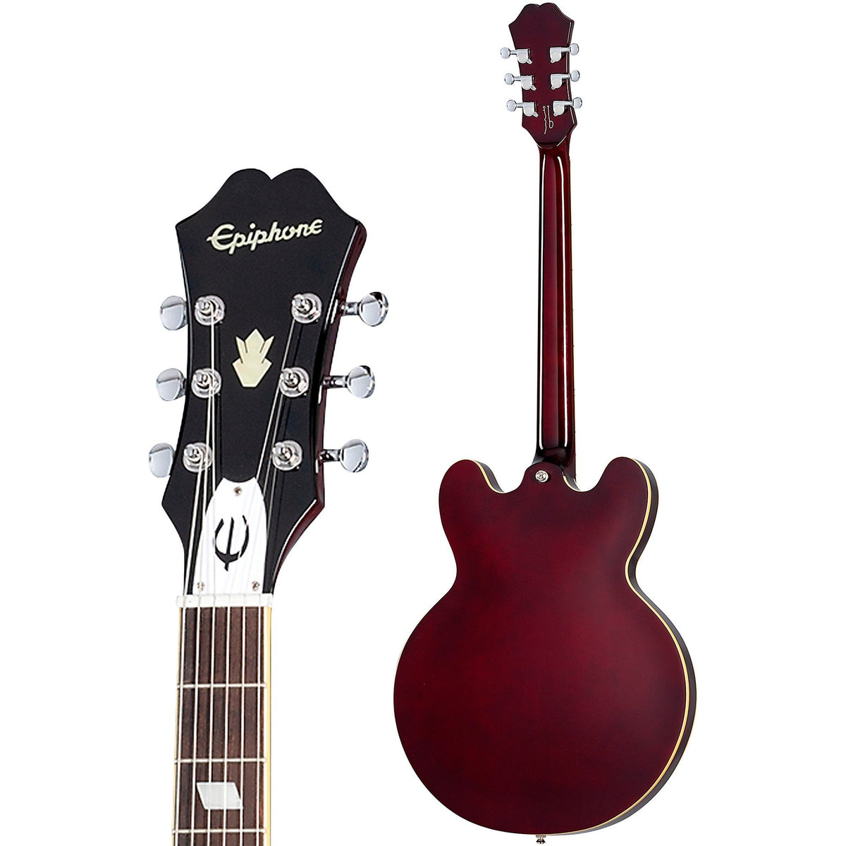 Đàn Guitar Điện Epiphone Noel Gallagher Riviera Artist Semi-Hollow - Dark Wine Red