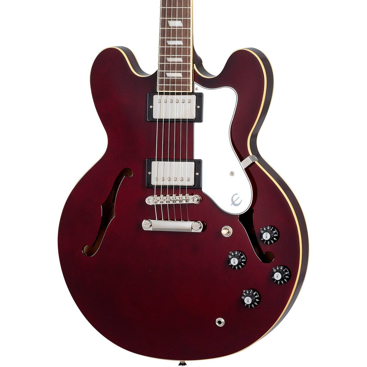 Đàn Guitar Điện Epiphone Noel Gallagher Riviera Artist Semi-Hollow - Dark Wine Red