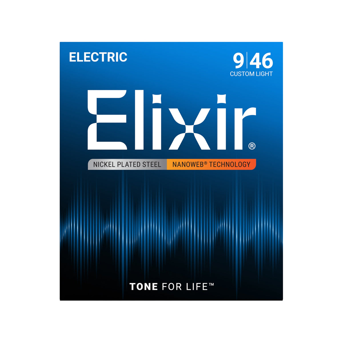 Dây Đàn Guitar Điện Elixir 12027 Nanoweb Nickel Plated Steel 9-46