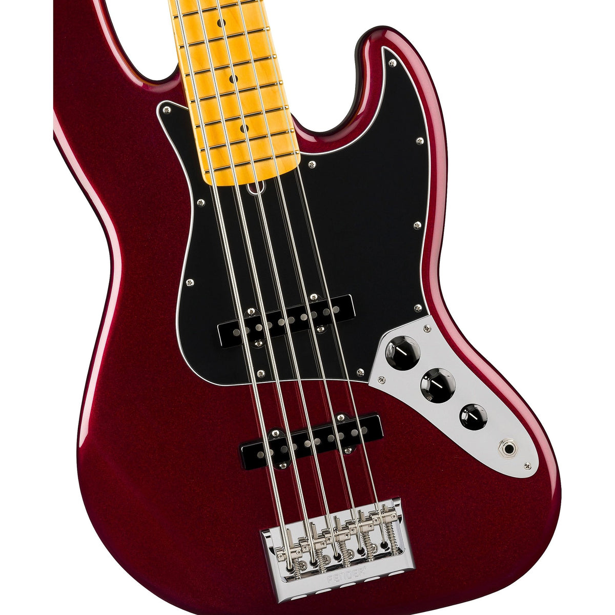 Đàn Guitar Bass 5-dây Fender American Professional Jazz Bass V - Oxblood, Maple Fingerboard-Mai Nguyên Music