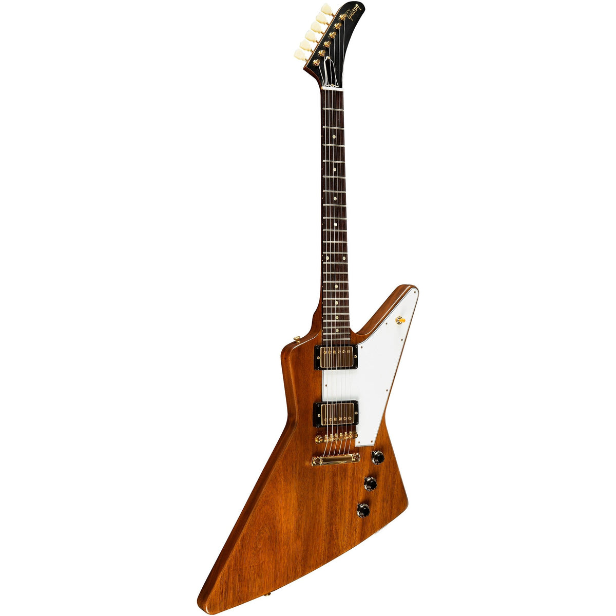Đàn Guitar Điện Gibson Historic Collection Custom 1958 Mahogany Explorer Reissue VOS - Antique Natural