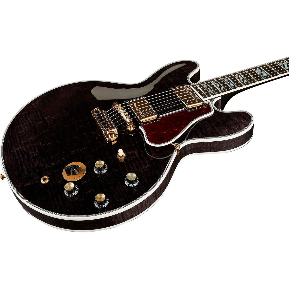 Đàn Guitar Điện Gibson Modern Collection Custom B.B. King Lucille Legacy Semi-Hollowbody - Transparent Ebony