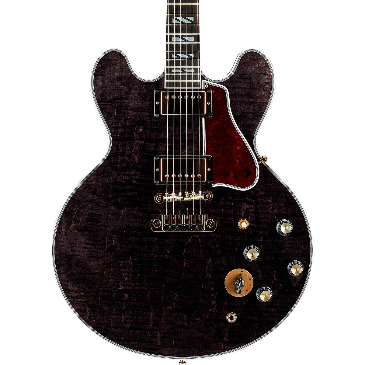 Đàn Guitar Điện Gibson Modern Collection Custom B.B. King Lucille Legacy Semi-Hollowbody - Transparent Ebony