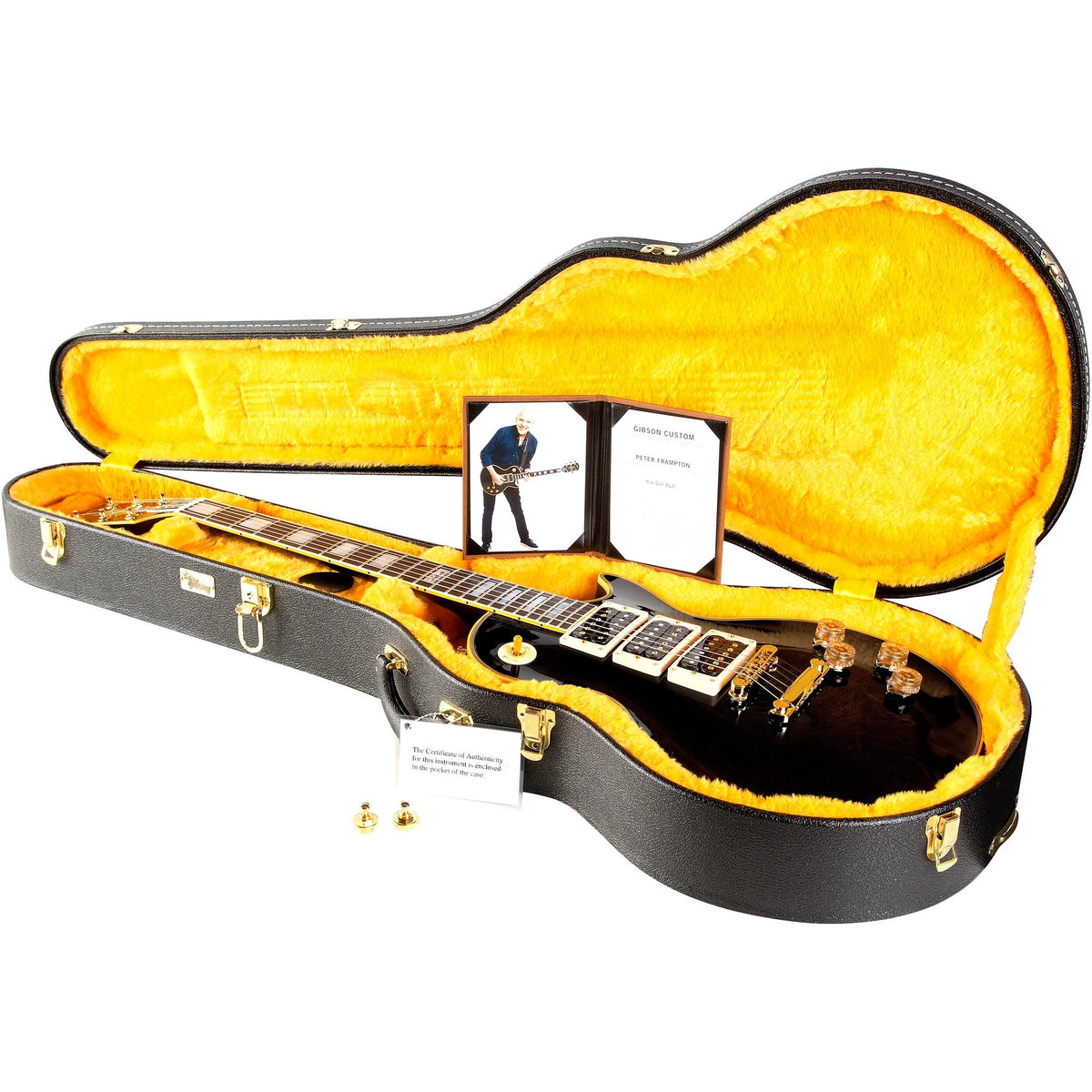 Đàn Guitar Điện Gibson Custom Peter Frampton "Phenix" Inspired Les Paul Custom VOS Artist - Ebony
