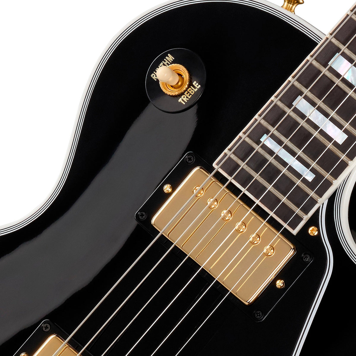 Đàn Guitar Điện Gibson Modern Collection Custom Les Paul Custom Long Scale - Ebony