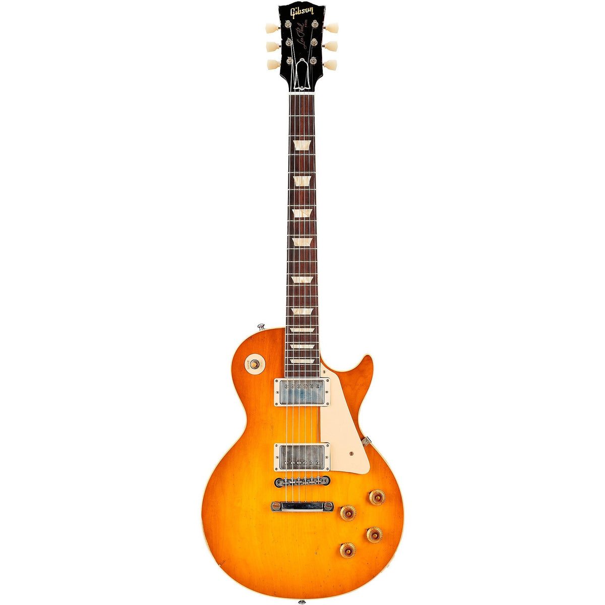 Đàn Guitar Điện Gibson Custom Murphy Lab 1958 Les Paul Standard Reissue Light Aged - Lemon Burst