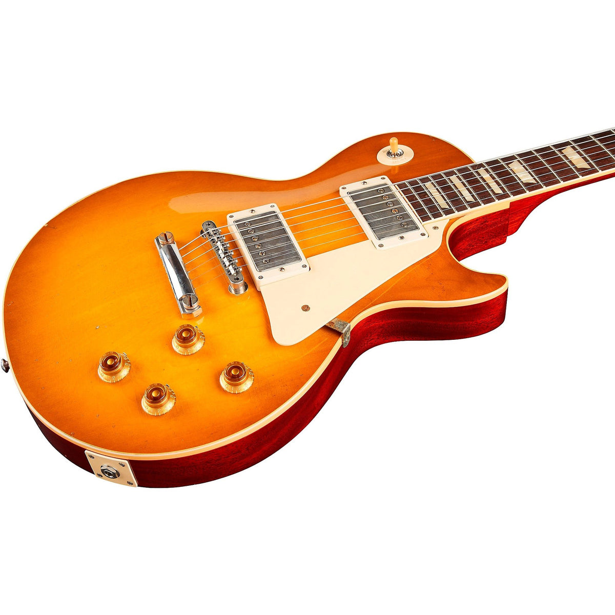 Đàn Guitar Điện Gibson Custom Murphy Lab 1958 Les Paul Standard Reissue Light Aged - Lemon Burst