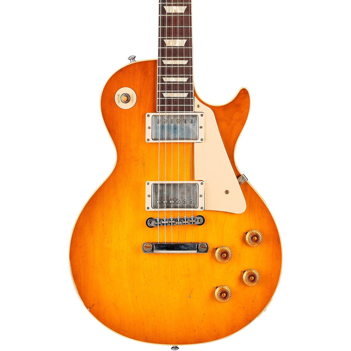 Đàn Guitar Điện Gibson Custom Murphy Lab 1958 Les Paul Standard Reissue Light Aged - Lemon Burst