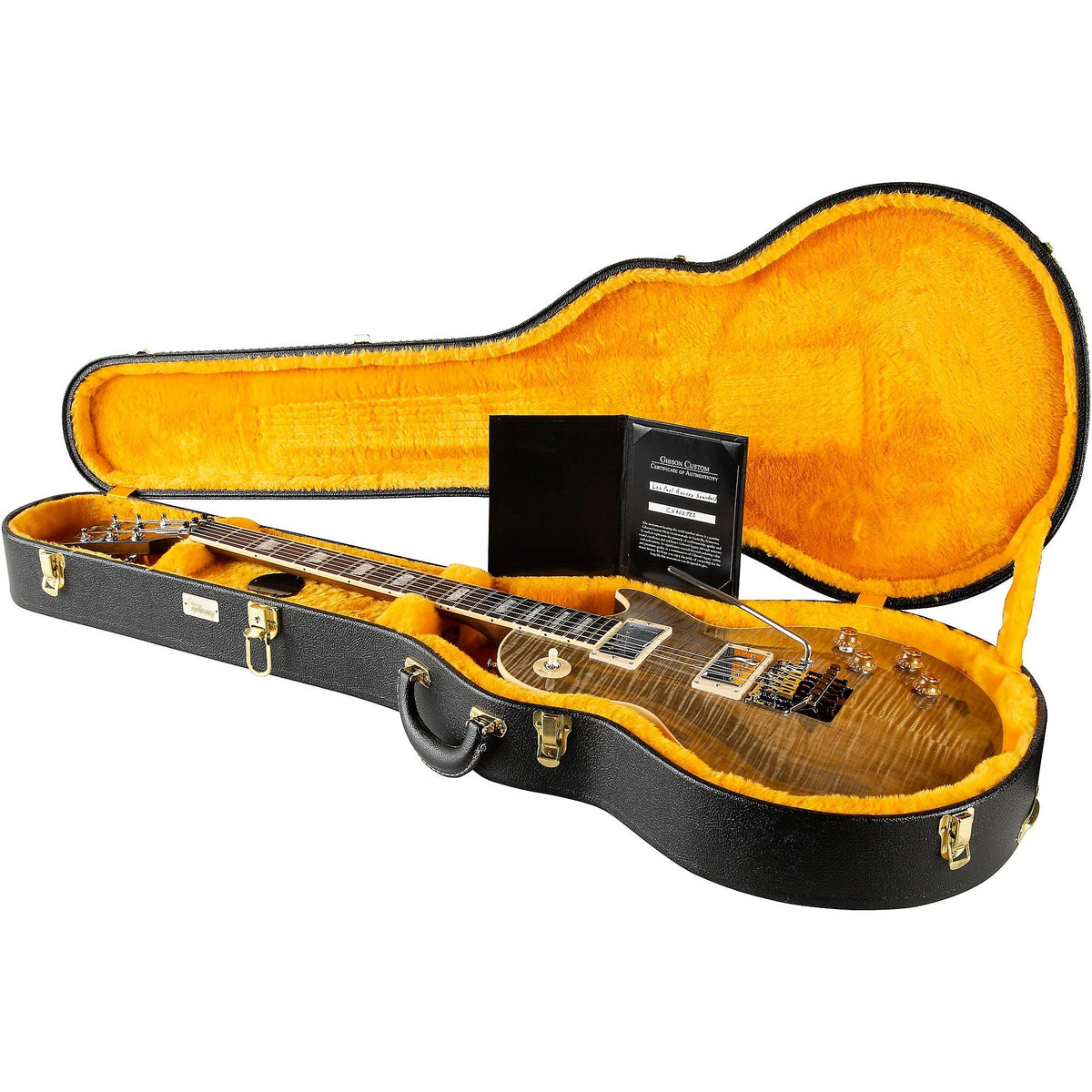 Đàn Guitar Điện Gibson Modern Collection Custom Les Paul Axcess Standard Figured Floyd Rose Gloss - DC Rust