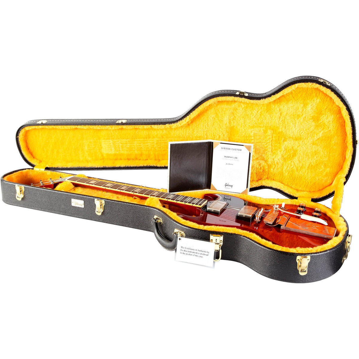 Đàn Guitar Điện Gibson Custom Murphy Lab 1964 SG Standard Reissue With Maestro Ultra Light Aged