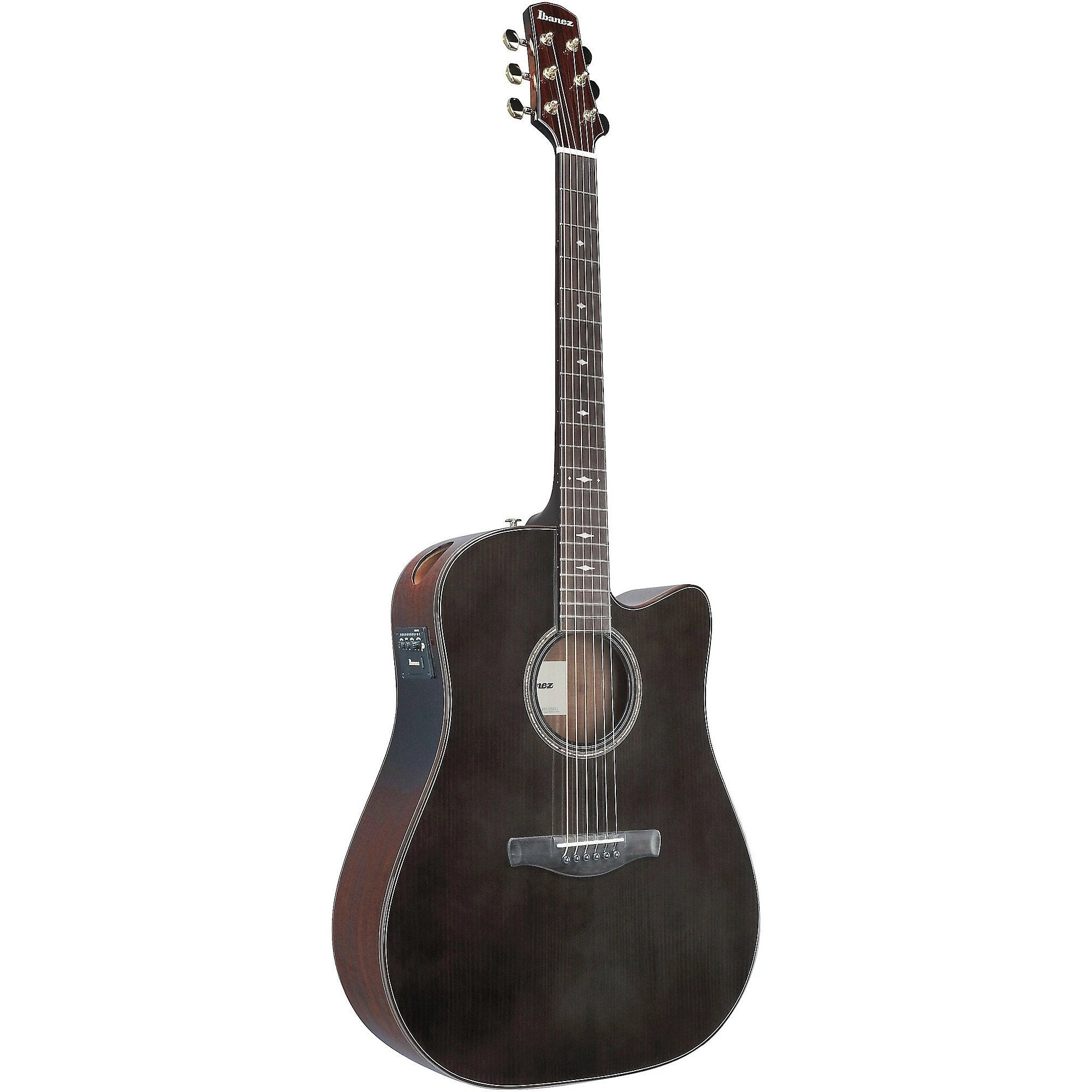 Đàn Guitar Acoustic Ibanez AAD361CE Advanced Acoustic - Transparent Black