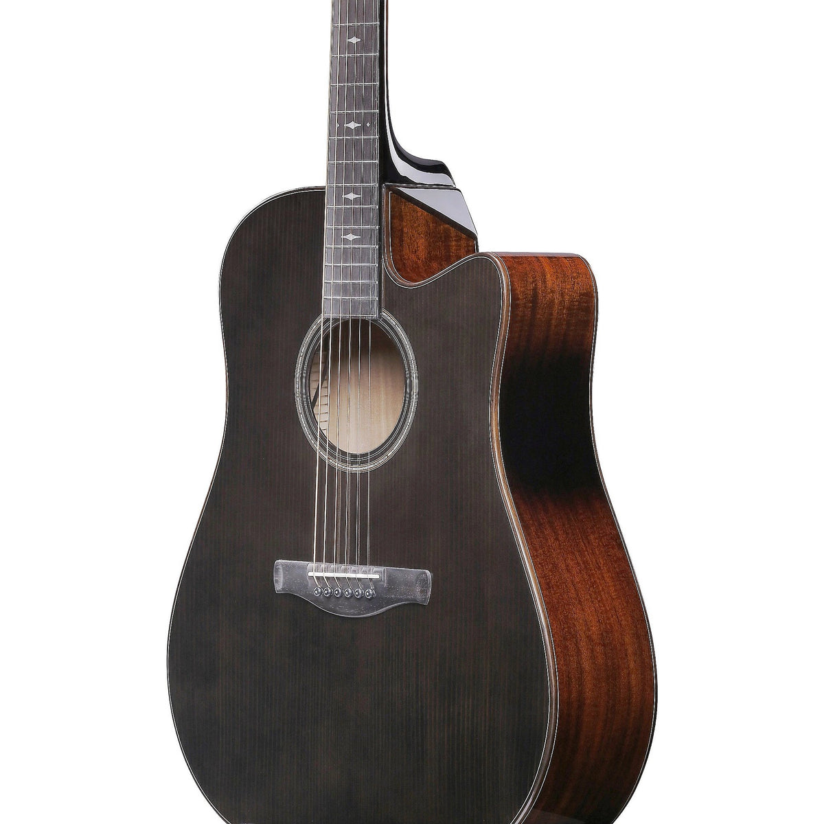 Đàn Guitar Acoustic Ibanez AAD361CE Advanced Acoustic - Transparent Black
