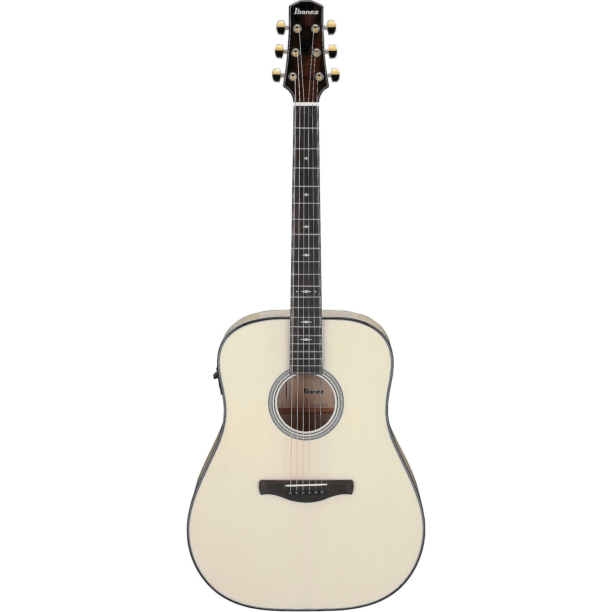 Đàn Guitar Acoustic Ibanez AAD371E Advanced Acoustic - Antique White High Gloss