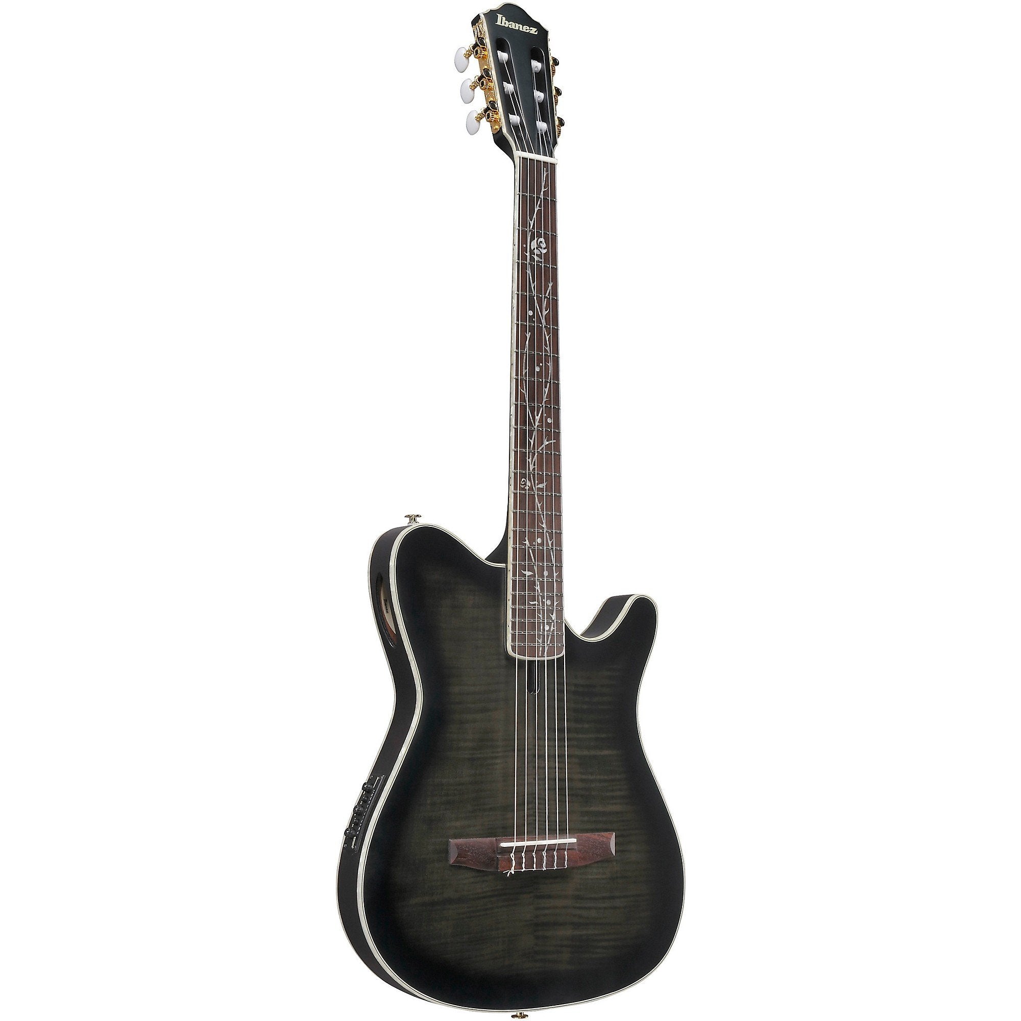 Đàn Guitar Silent Ibanez TOD20FMN Tim Henson Signature - Black Burst Fade Low Gloss