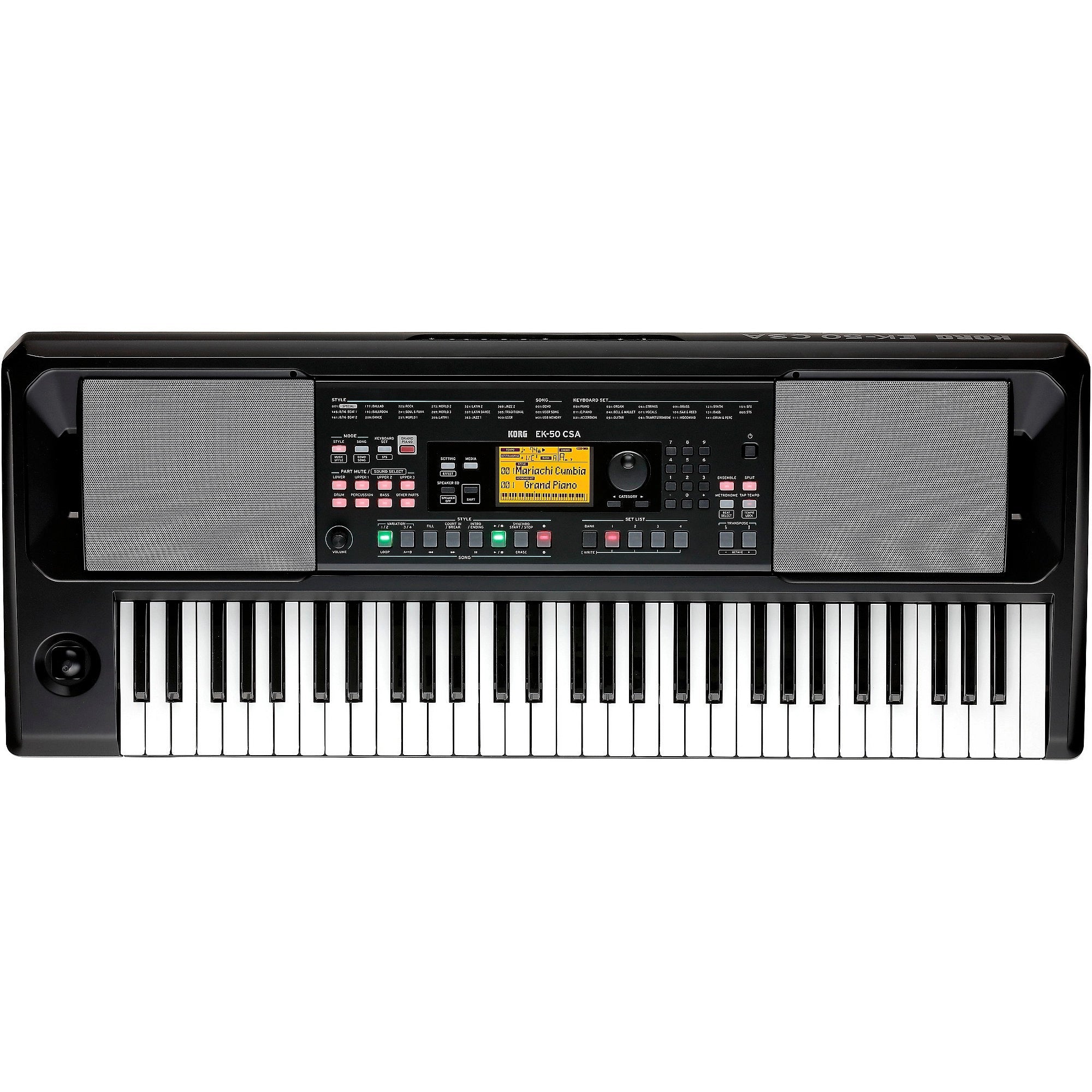 Đàn Entertainer Keyboard Korg EK-50 CSA 61-Phím