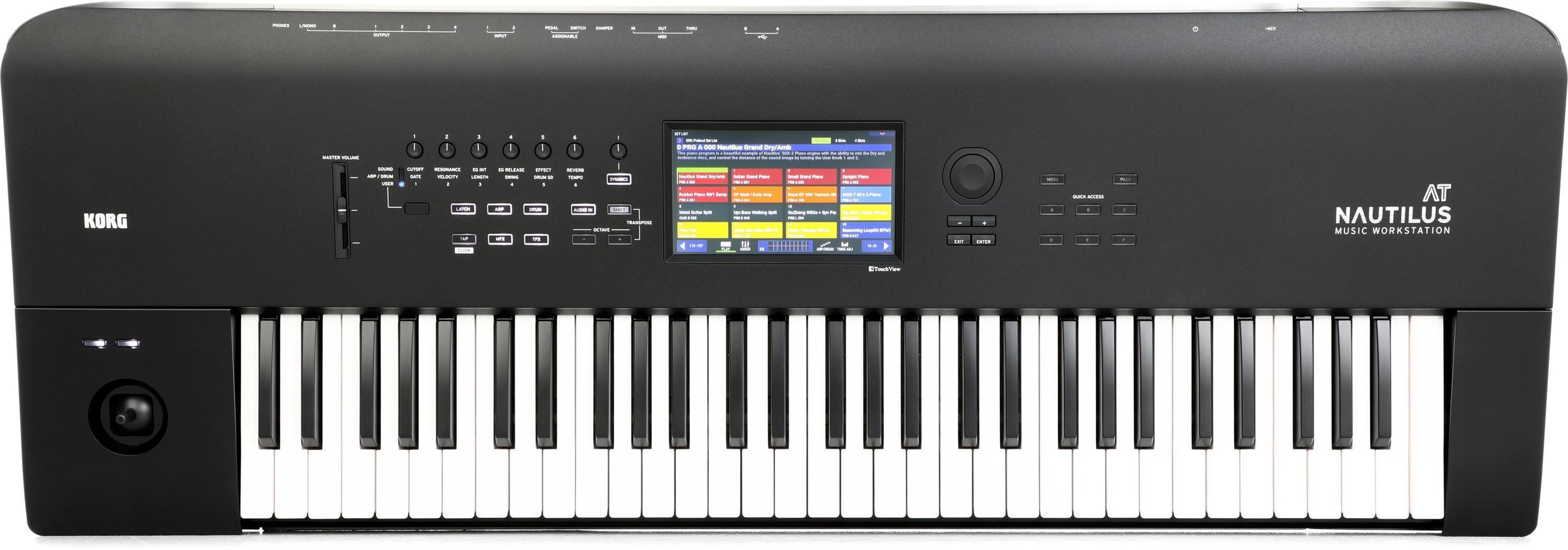 Synthesizer Workstation Korg Nautilus 61AT 61-Phím w/Aftertouch