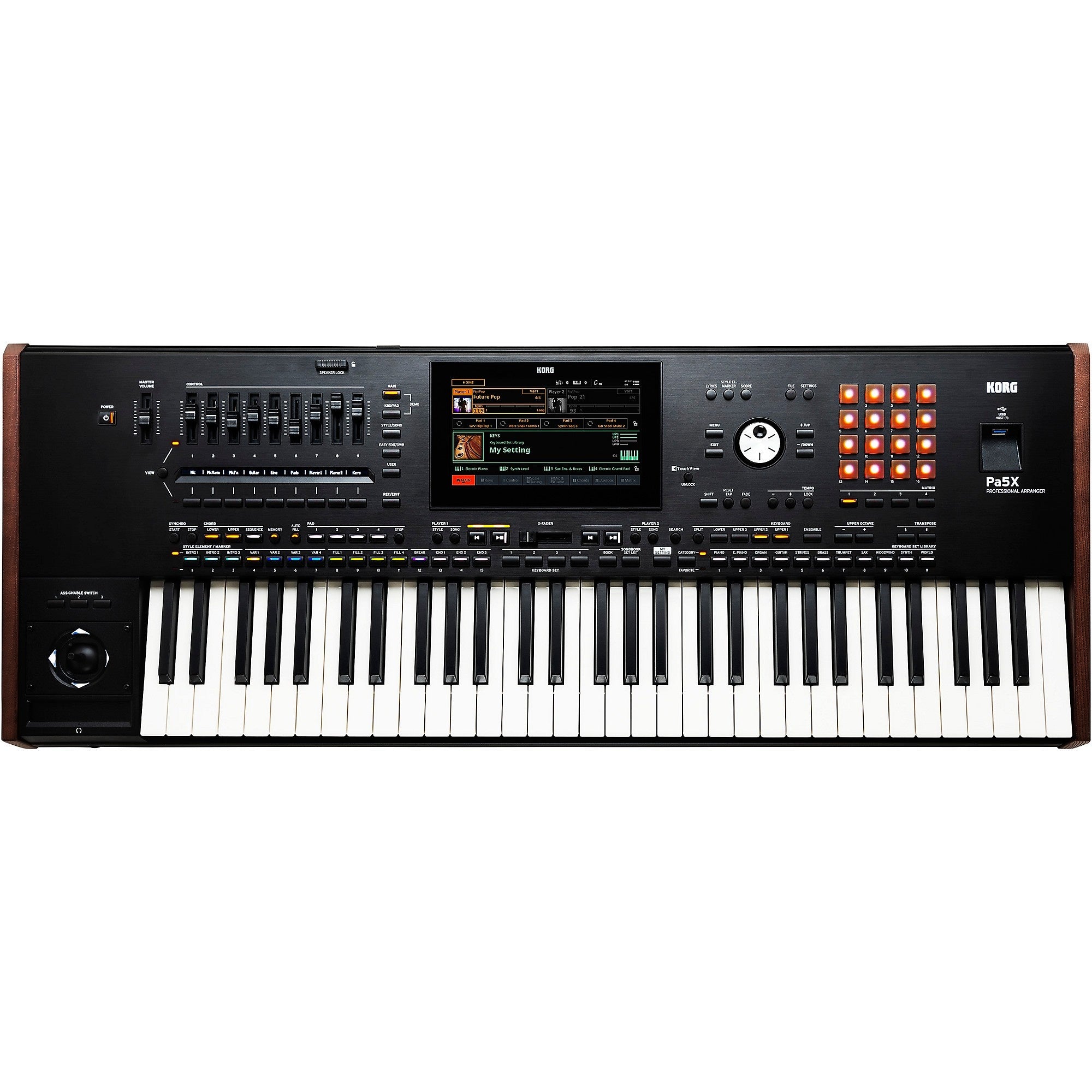 Đàn Keyboard Arranger Workstation Korg Pa5X 61 61-Phím