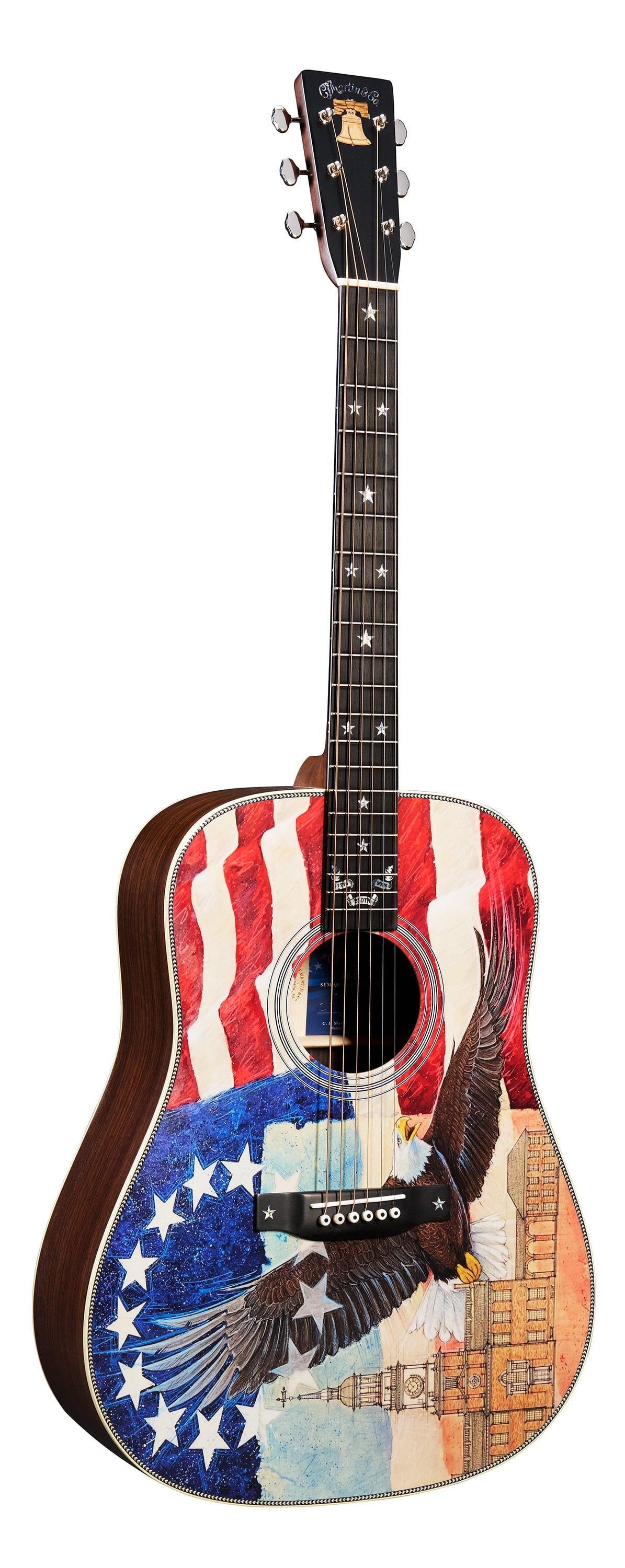 Đàn Guitar Acoustic Martin HD-28 Semiquincentennial Custom & Special Editions - Custom Artwork