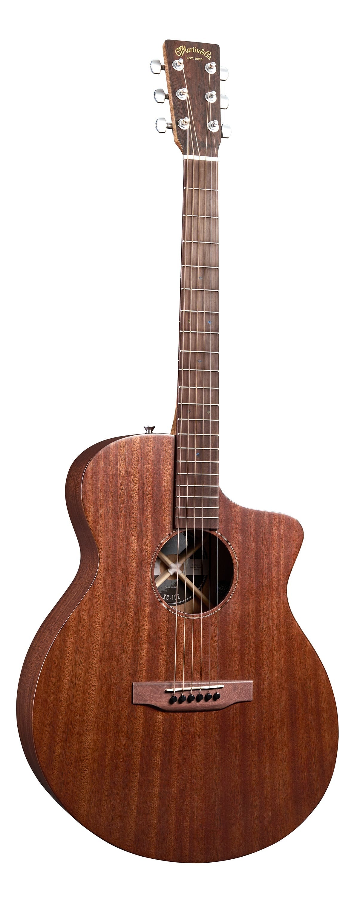 Đàn Guitar Acoustic Martin SC-10E Modern Sapele Road Series