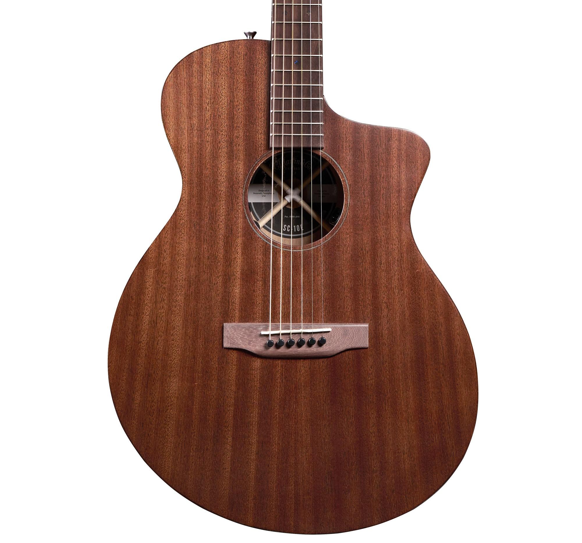 Đàn Guitar Acoustic Martin SC-10E Modern Sapele Road Series