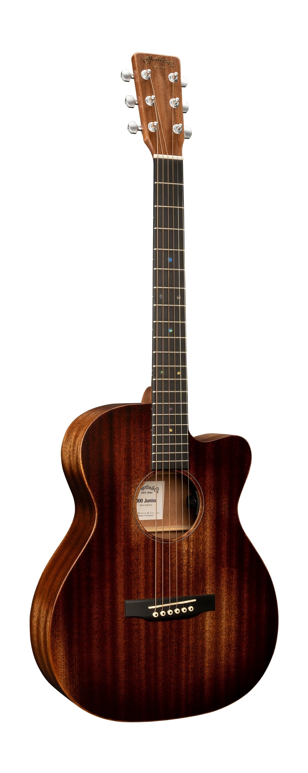 Đàn Guitar Acoustic Martin 000C Jr E StreetMaster Junior Series - Dark Mahogany Distressed