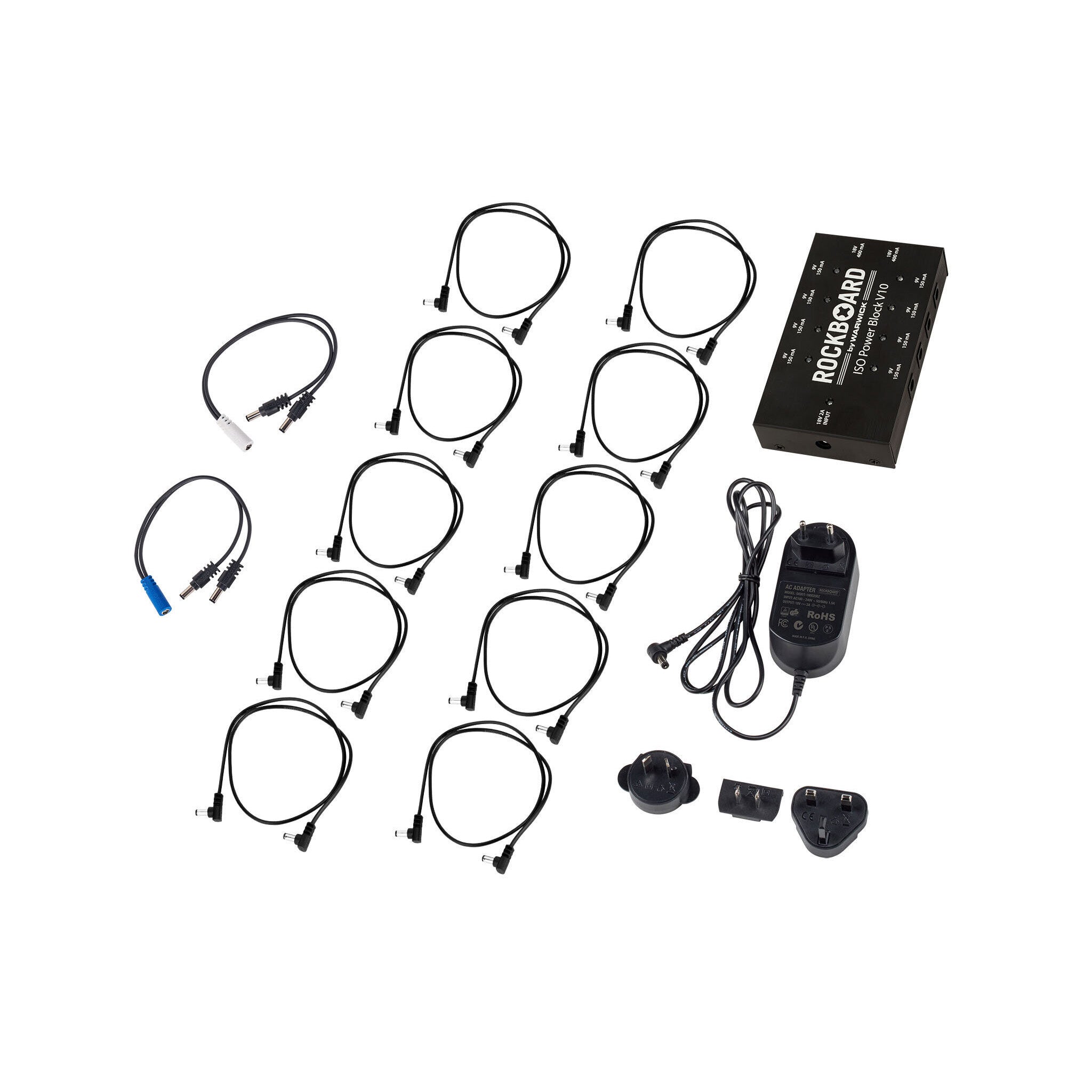 Bộ Chia Nguồn RockBoard By Warwick ISO Power Block V10 Multi Power Supply