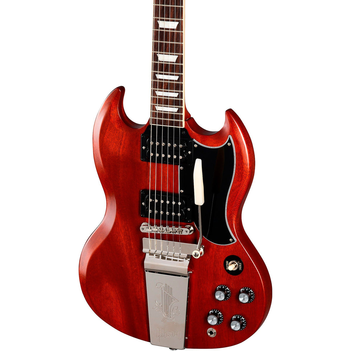 Đàn Guitar Điện Gibson Original Collection SG Standard '61 Faded Maestro Vibrola - Vintage Cherry
