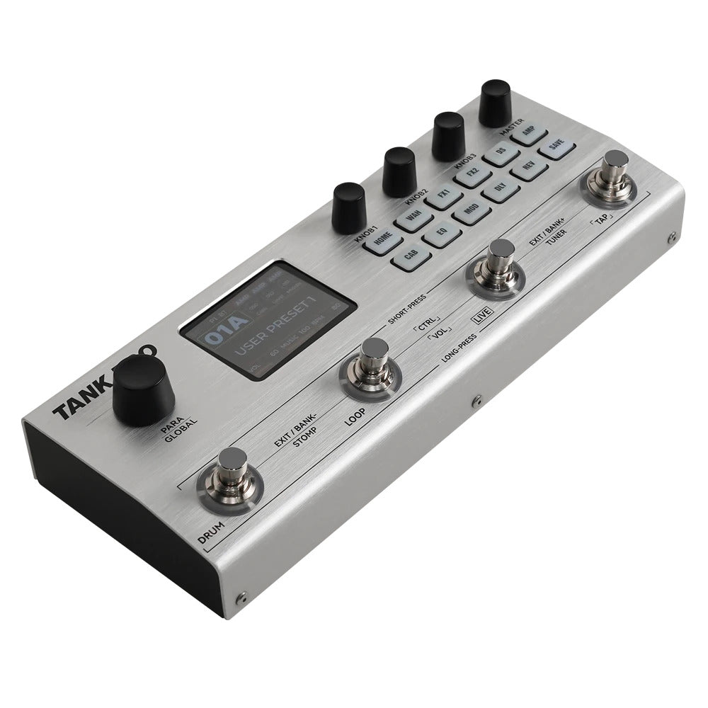 Pedal Guitar Multi Effect M-Vave Tank Pro