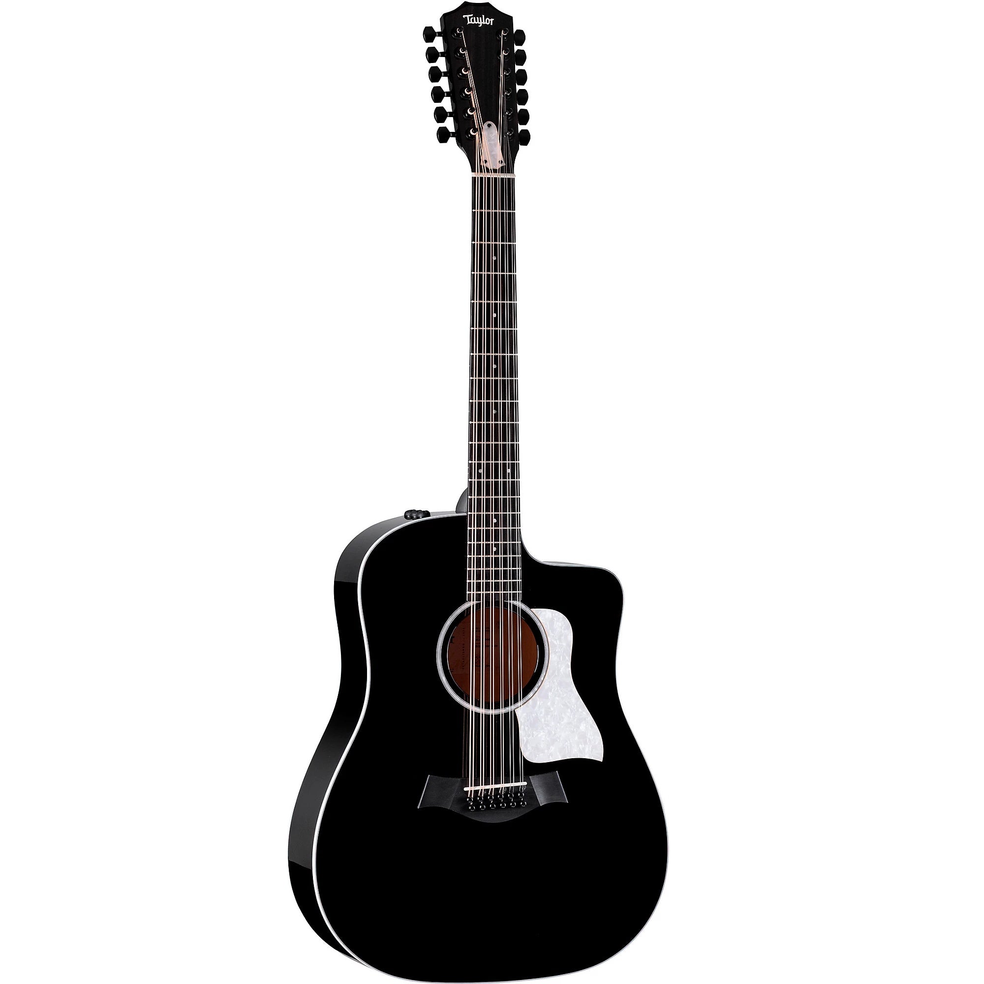 Đàn Guitar Acoustic 12-dây Taylor 250ce Plus BLK Doce Doble - Black