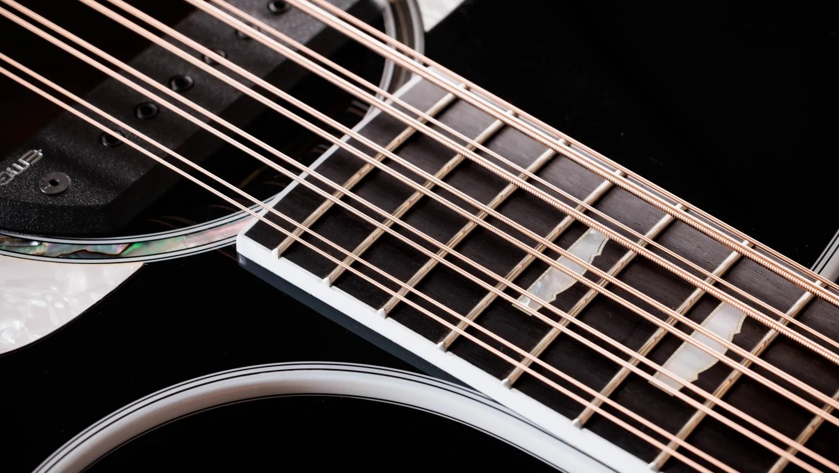 Đàn Guitar Acoustic 10-dây Taylor 657ce Bajo Quinto - Black-Mai Nguyên Music