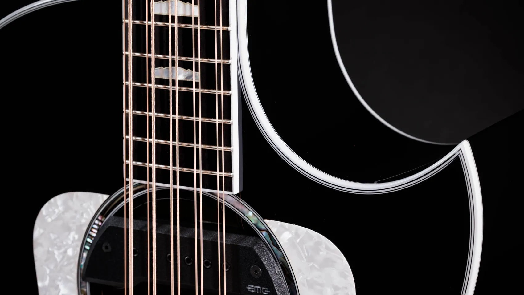 Đàn Guitar Acoustic 10-dây Taylor 657ce Bajo Quinto - Black-Mai Nguyên Music