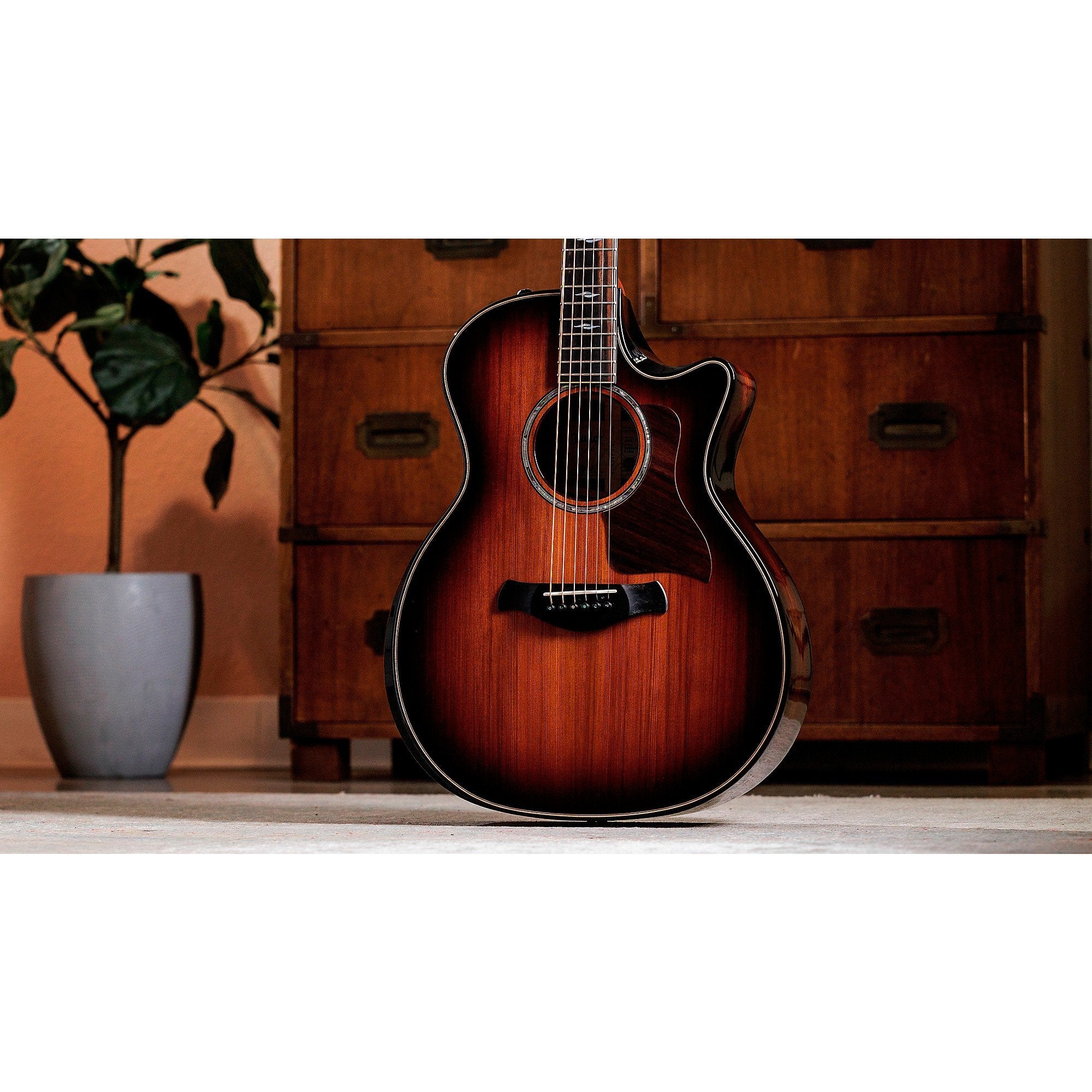 Đàn Guitar Acoustic Taylor Builder's Edition 814ce Honduran Rosewood/Sinker Redwood - Shaded Edge Burst