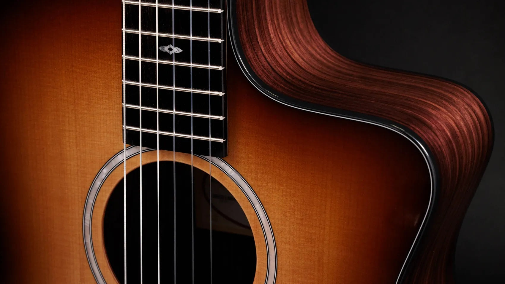 Đàn Guitar Classic Taylor Sunset Blvd 214ce-N Plus - Sunset Edgeburst
