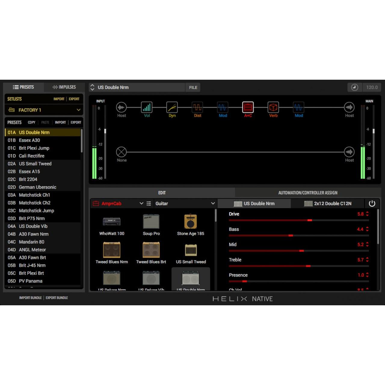 Amp & Effect Plugin Guitar Line 6 Helix Native-Mai Nguyên Music