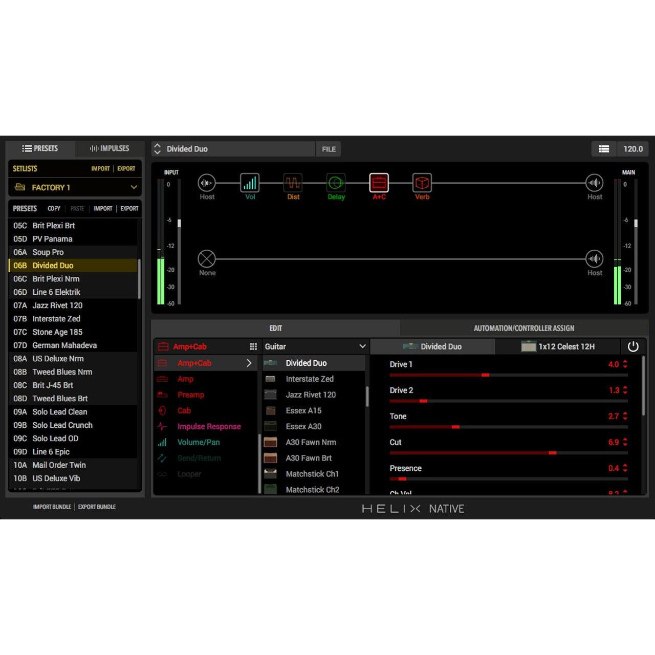 Amp & Effect Plugin Guitar Line 6 Helix Native-Mai Nguyên Music