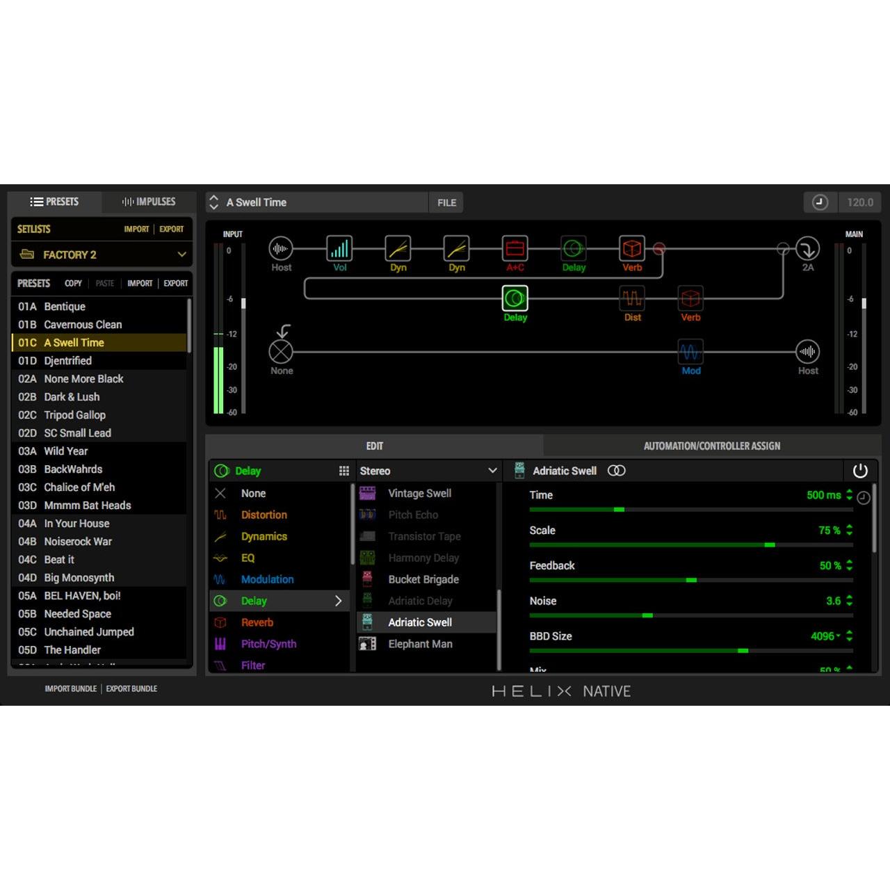 Amp & Effect Plugin Guitar Line 6 Helix Native-Mai Nguyên Music