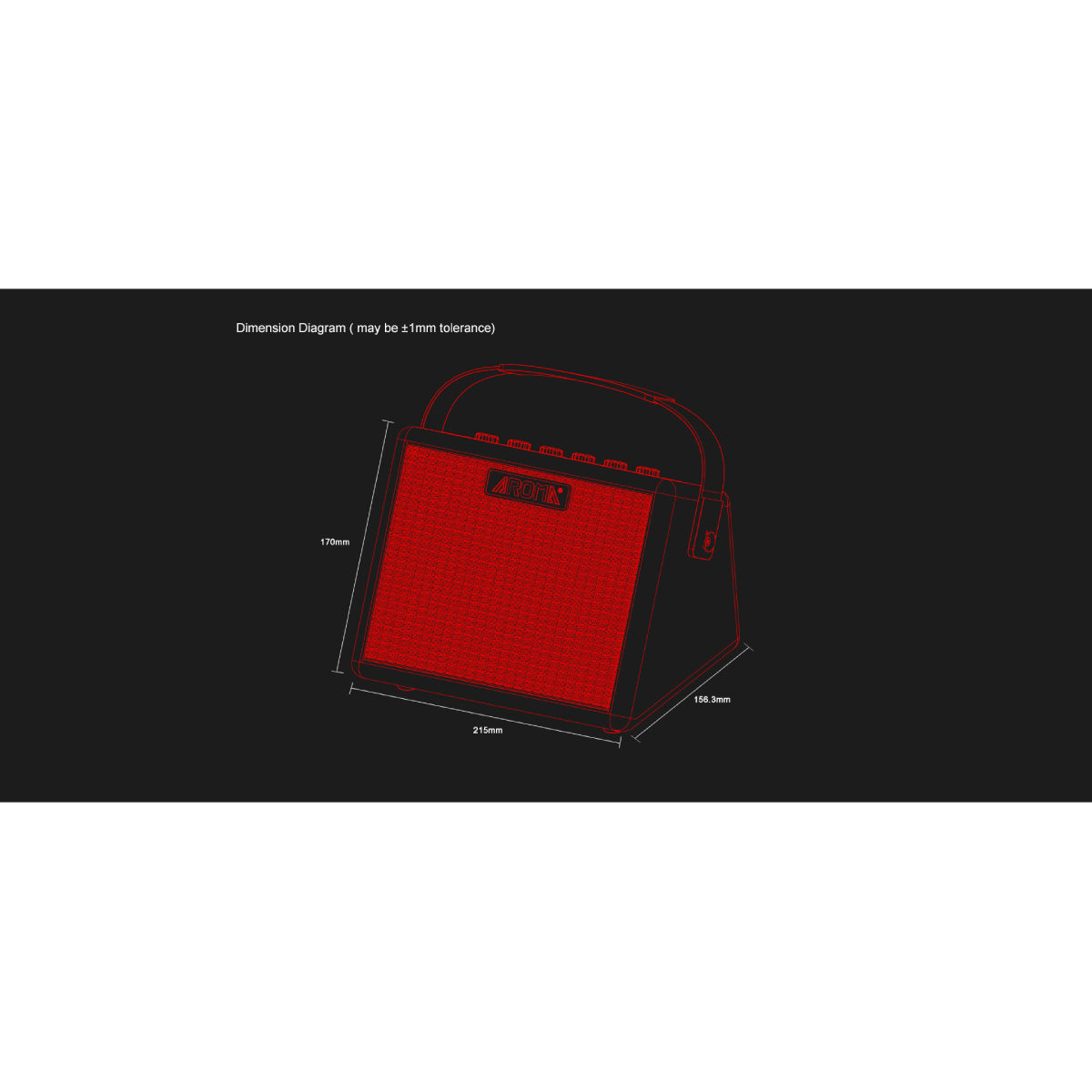 Amplifier Acoustic Guitar Aroma AG-15A - Combo-Mai Nguyên Music