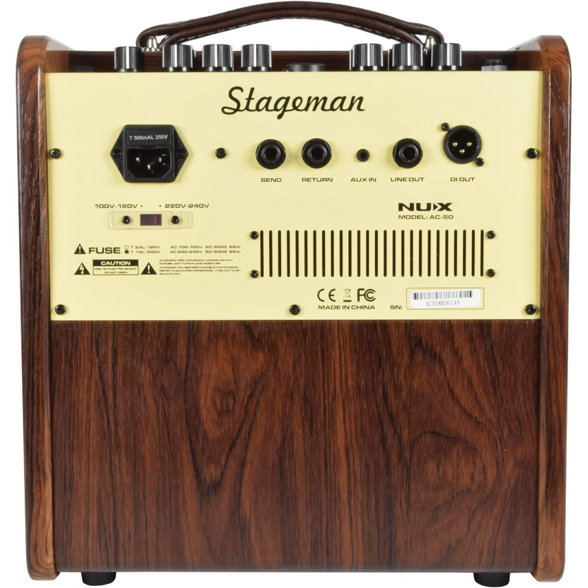 Amplifier Acoustic Guitar Nux AC-50-Mai Nguyên Music