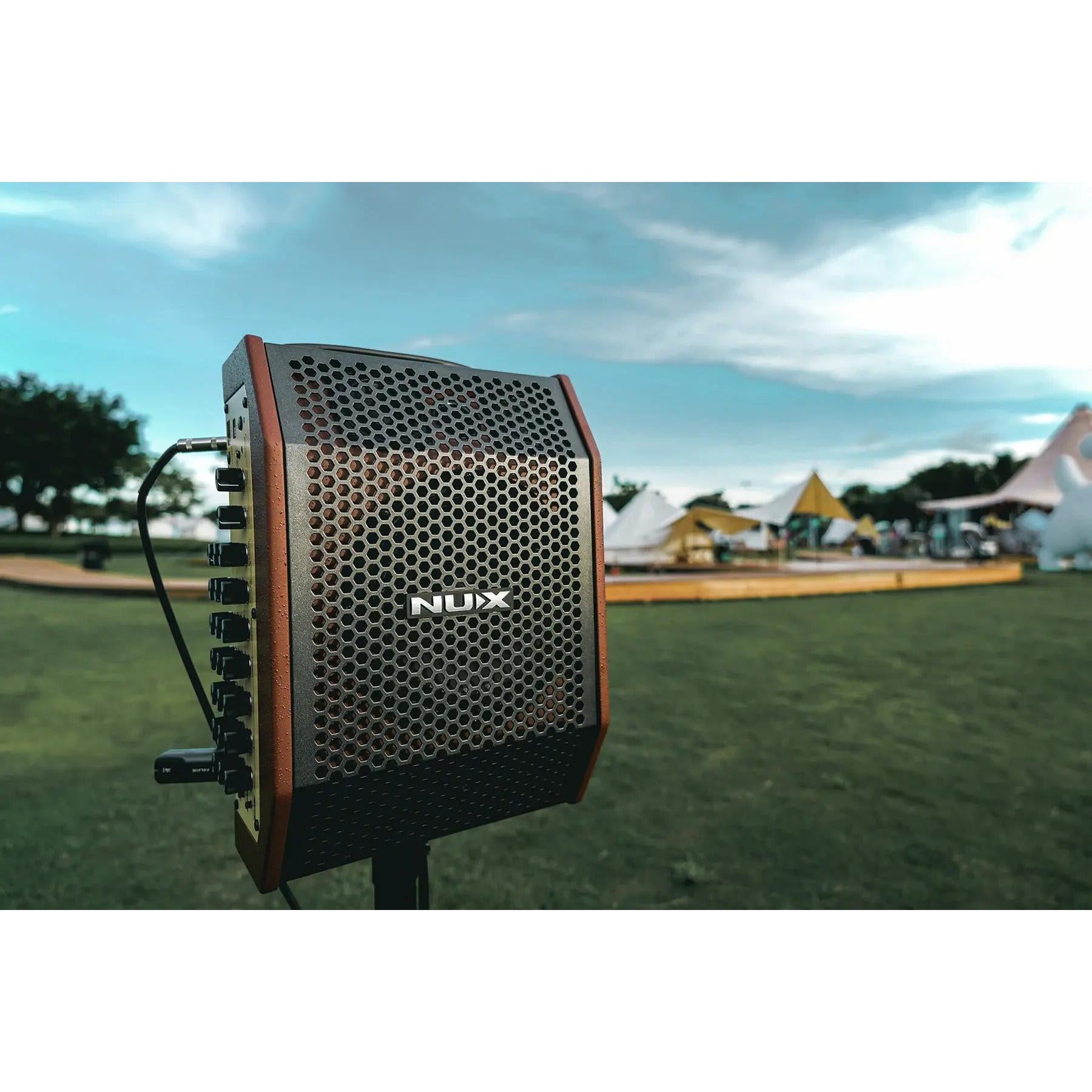 Amplifier Acoustic Guitar Nux SA-100-Mai Nguyên Music