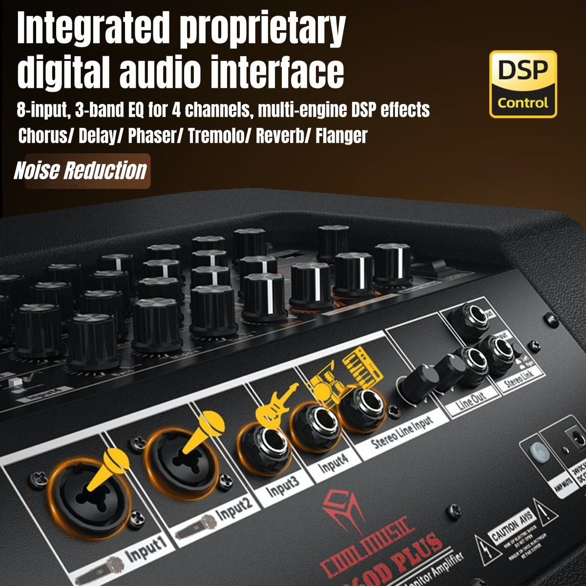 Amplifier Đa Năng Coolmusic BP60D Plus 300W-Mai Nguyên Music