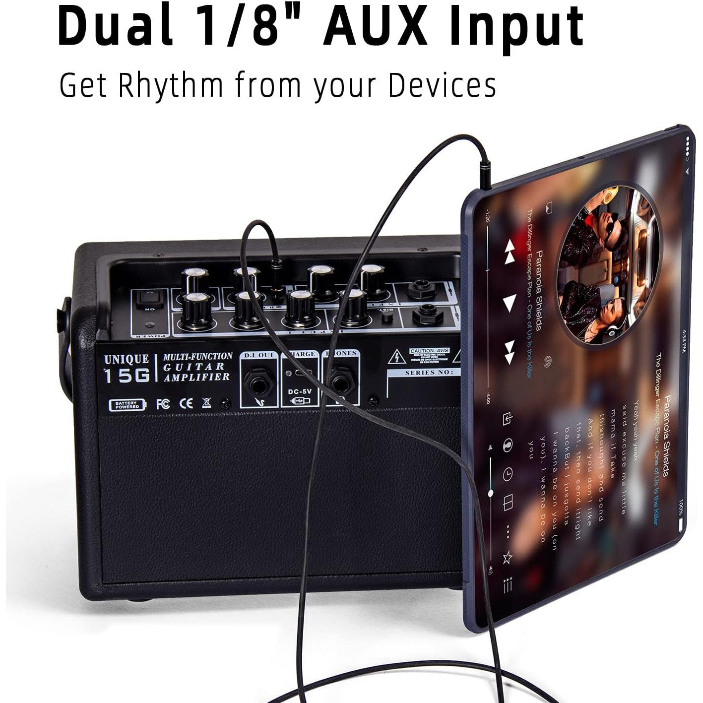 Amplifier Guitar Coolmusic Unique-15G - Combo-Mai Nguyên Music